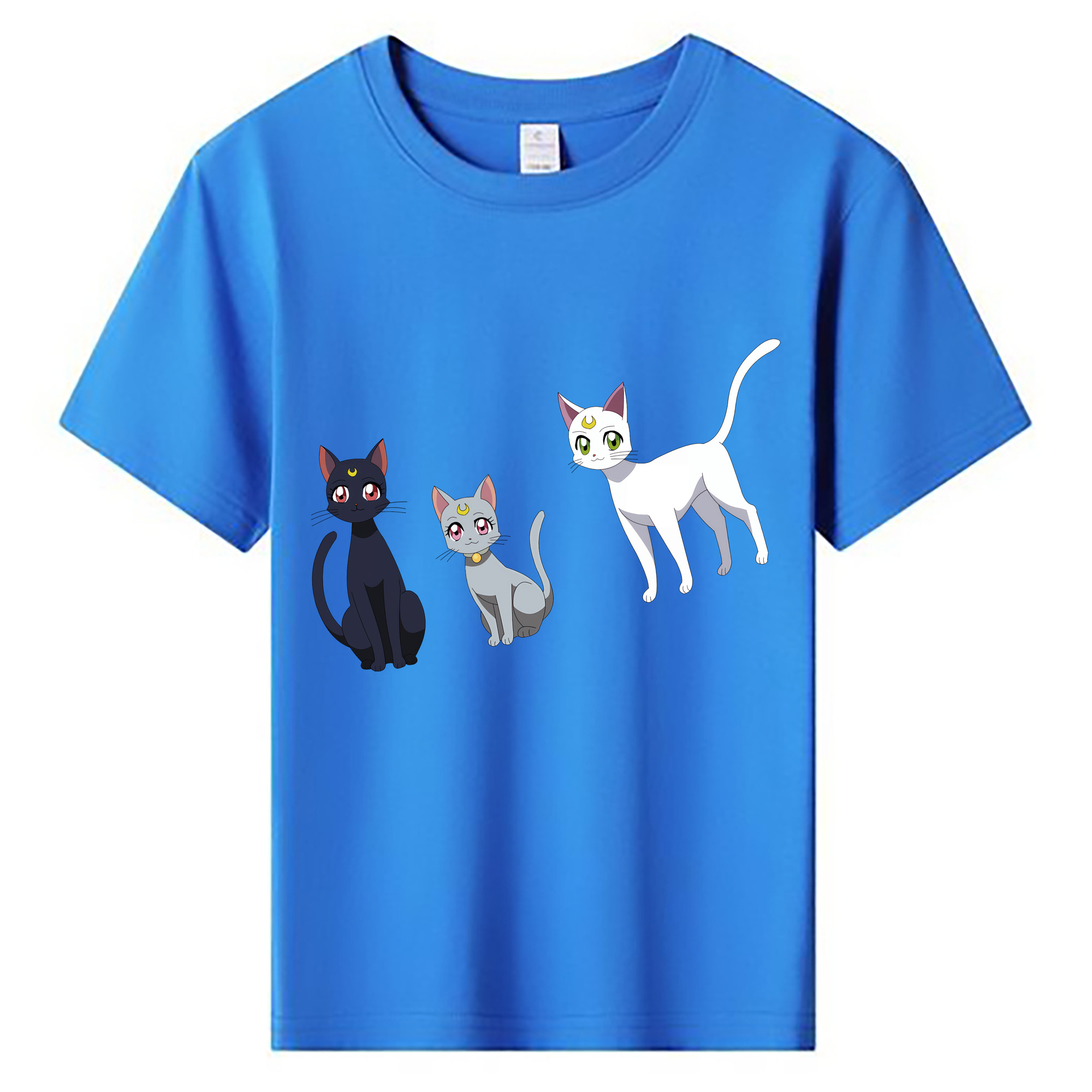 （画像用） 美少女戦士セーラームーン Sailor Moon 綿100％キッズTシャツ（フロントプリント）
